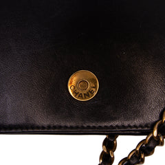 Paris Byzance Lambskin Jeweled Evening Clutch with Chain