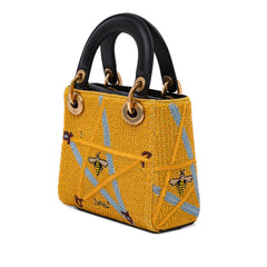 Mini Embroidered Canvas Swords Lady Dior