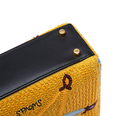 Mini Embroidered Canvas Swords Lady Dior