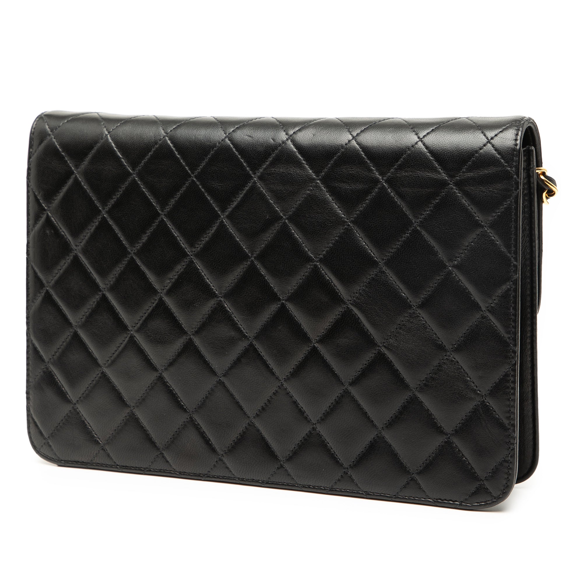 Medium CC Quilted Lambskin Single Flap