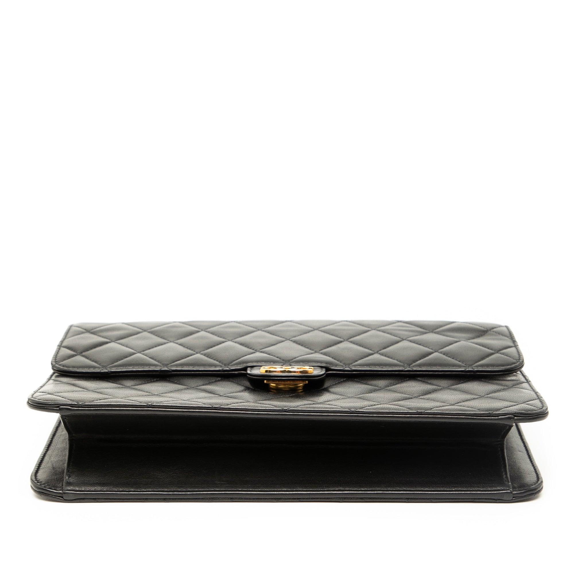 Medium CC Quilted Lambskin Single Flap