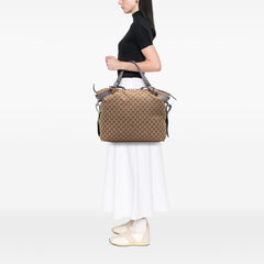 Large GG Canvas Bamboo Bar Tote