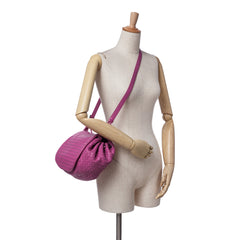 Nappa Intrecciato Flap Crossbody
