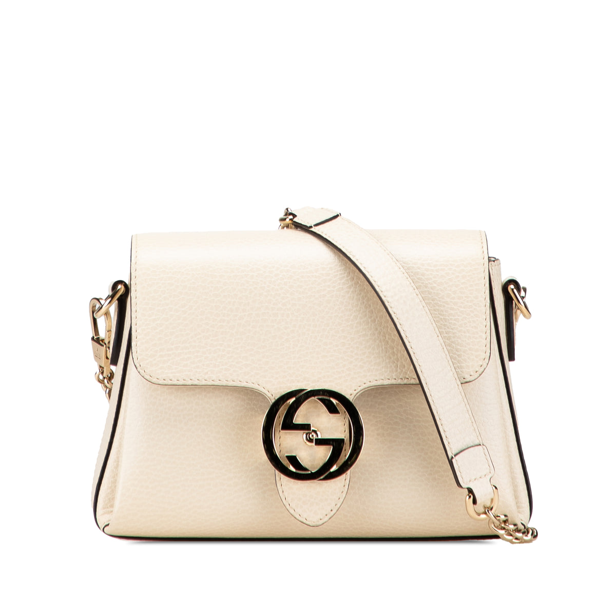 Small Dollar Calfskin Interlocking G Crossbody