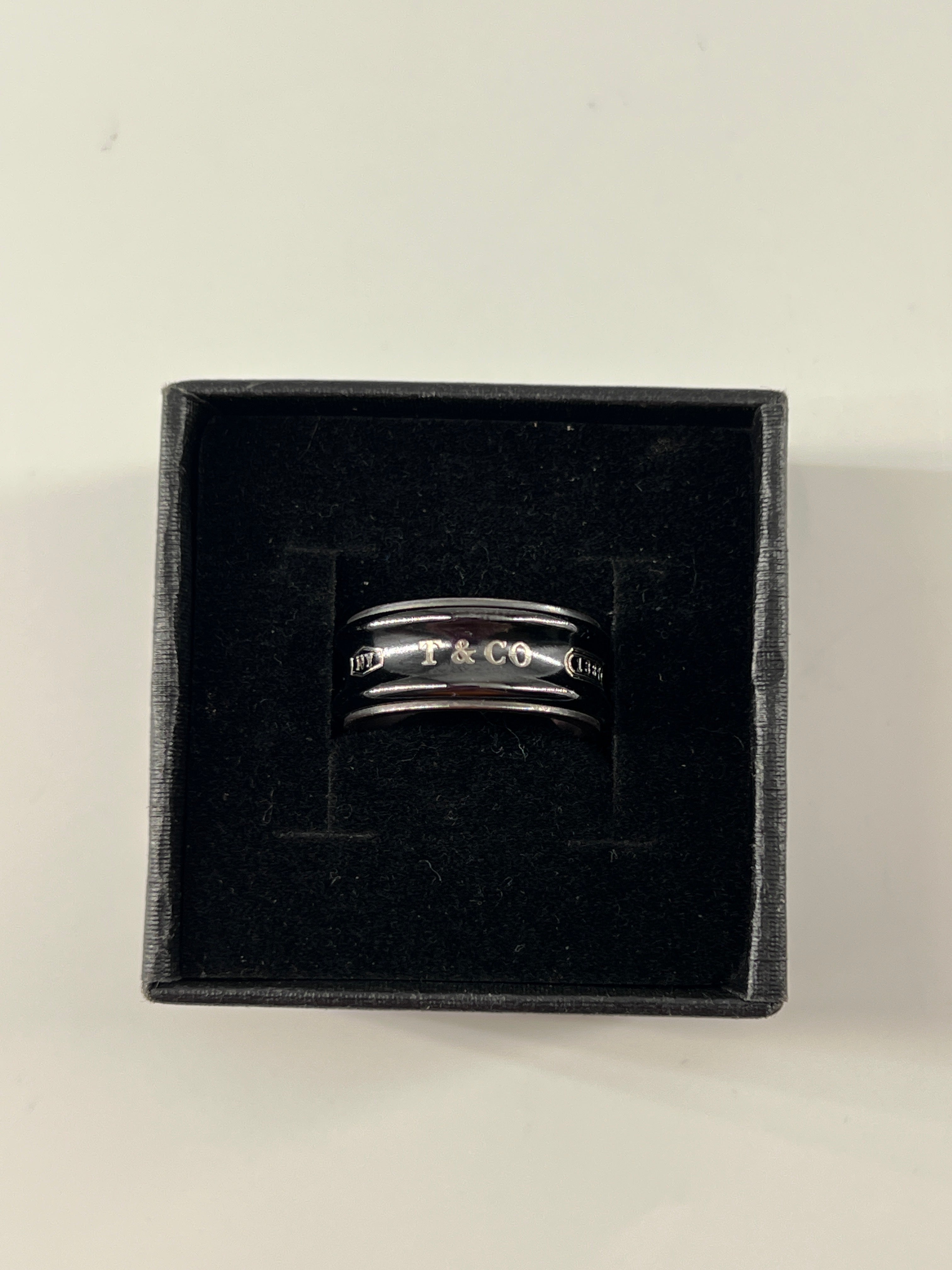 Tiffany & Co. 1837 Band Ring Titanium