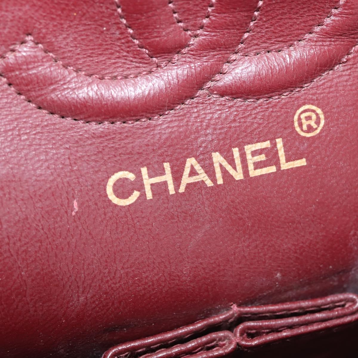 Chanel Vintage Square Classic Double Flap Bag Quilted Leather