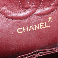Chanel Vintage Square Classic Double Flap Bag Quilted Leather