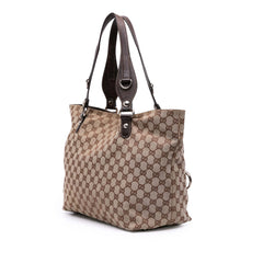 GG Canvas Icon Bit Tote