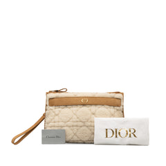 Large Shearling Caro Pouch