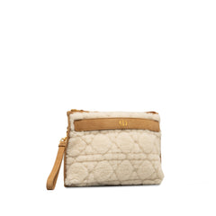 Large Shearling Caro Pouch