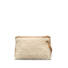 Large Shearling Caro Pouch