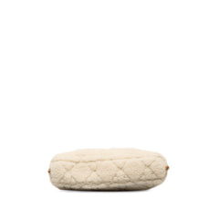 Large Shearling Caro Pouch