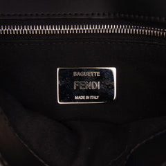 Zucca Coated Canvas FF 1974 Diagonal Convertible Baguette Satchel