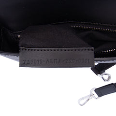 Zucca Coated Canvas FF 1974 Diagonal Convertible Baguette Satchel