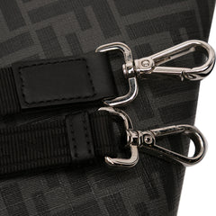 Zucca Coated Canvas FF 1974 Diagonal Convertible Baguette Satchel