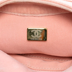 Mini Quilted Velvet Double Frame Flap