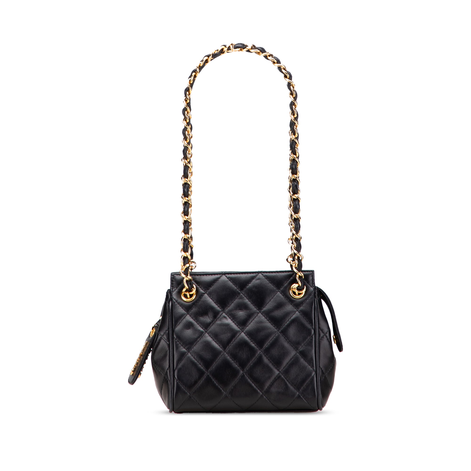 Mini Quilted Lambskin Chain Shoulder Bag