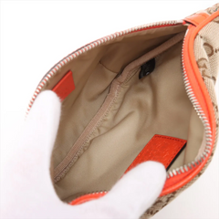 Gucci x The North Face Zip Belt Bag GG Canvas with Leather