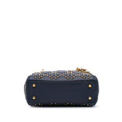 Mini Lambskin Cannage Studded Supple Lady Dior