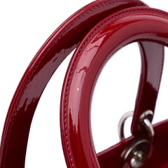 Medium Patent Cannage Lady Dior