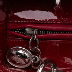 Medium Patent Cannage Lady Dior