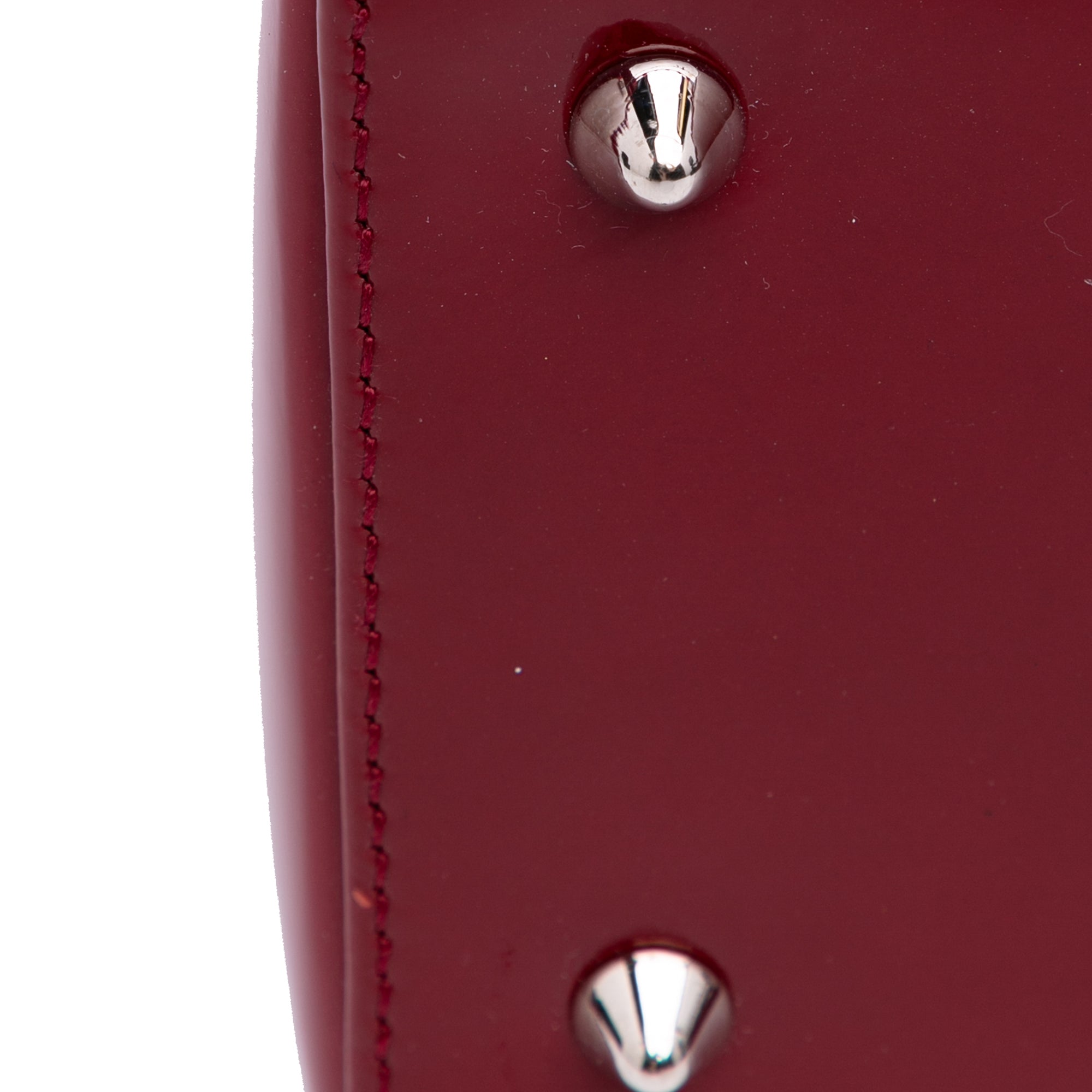 Medium Patent Cannage Lady Dior