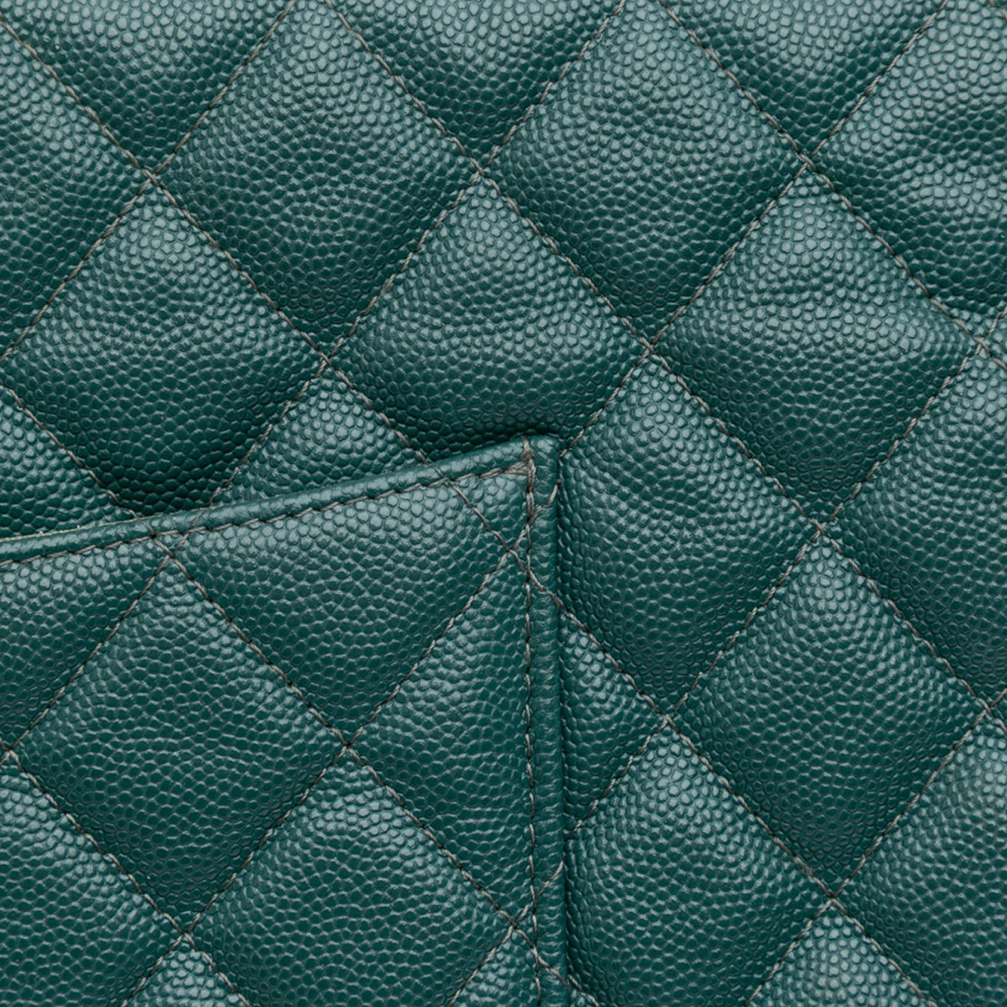 Large Quilted Caviar O Case Clutch