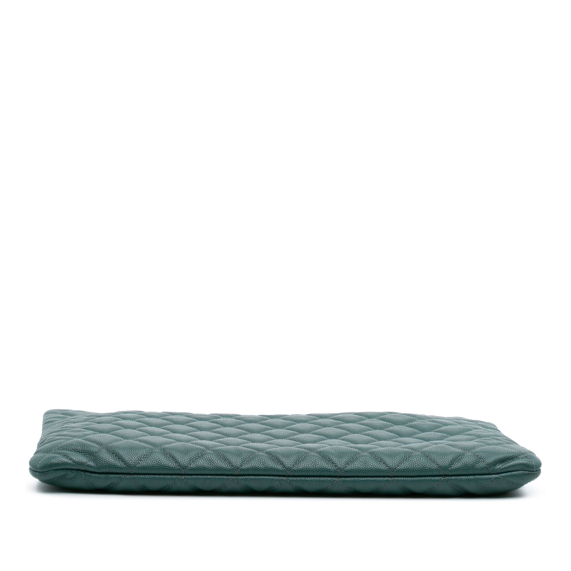 Large Quilted Caviar O Case Clutch