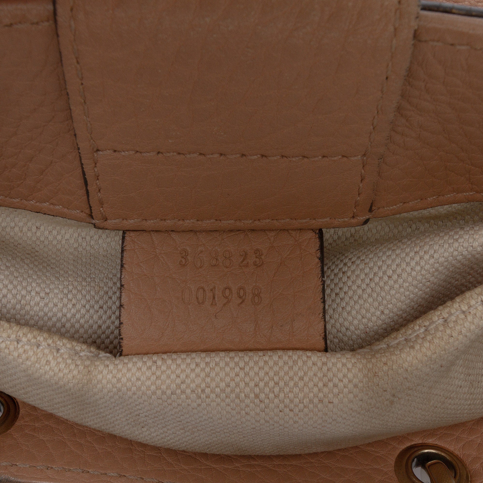 Mini Calfskin Bamboo Shopper Satchel
