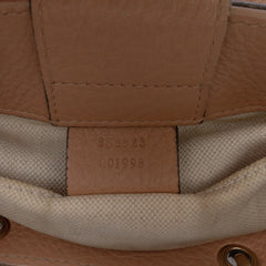 Mini Calfskin Bamboo Shopper Satchel