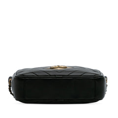 Chevron Lambskin Pyramid CC Camera Bag