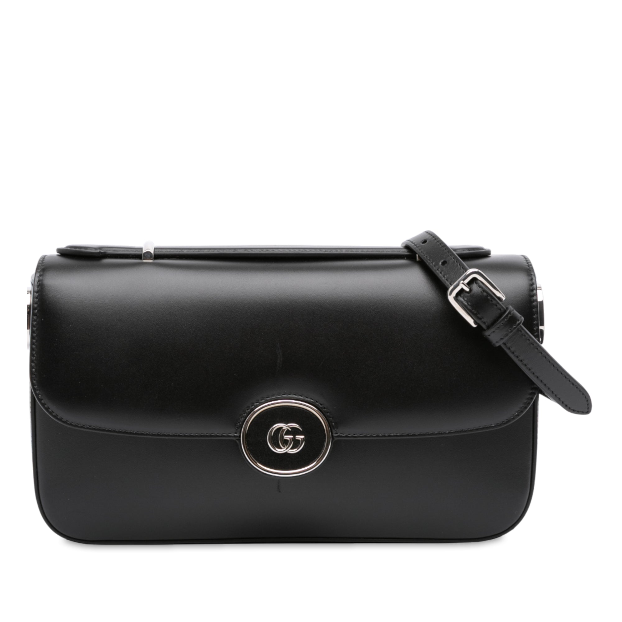 Small Leather Petite GG Satchel