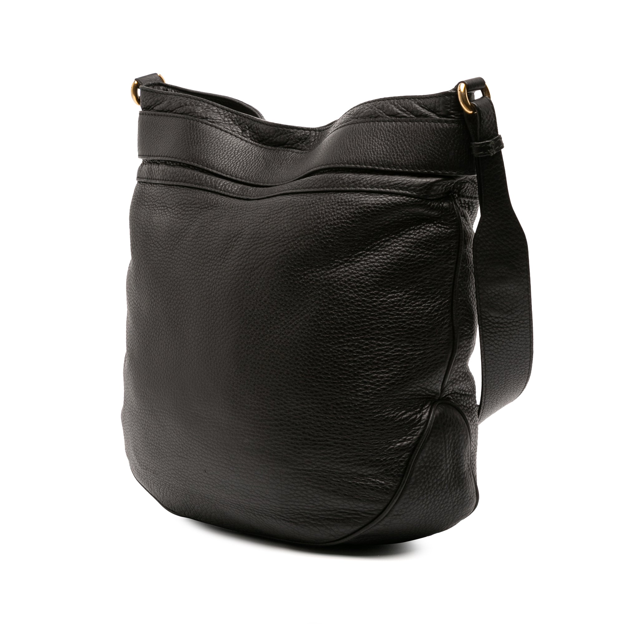 Large Leather Ride Shoulder Bag
