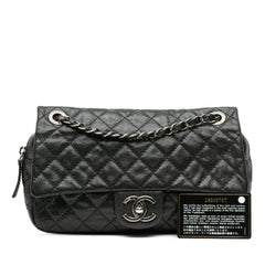 Medium Quilted Caviar Easy Flap