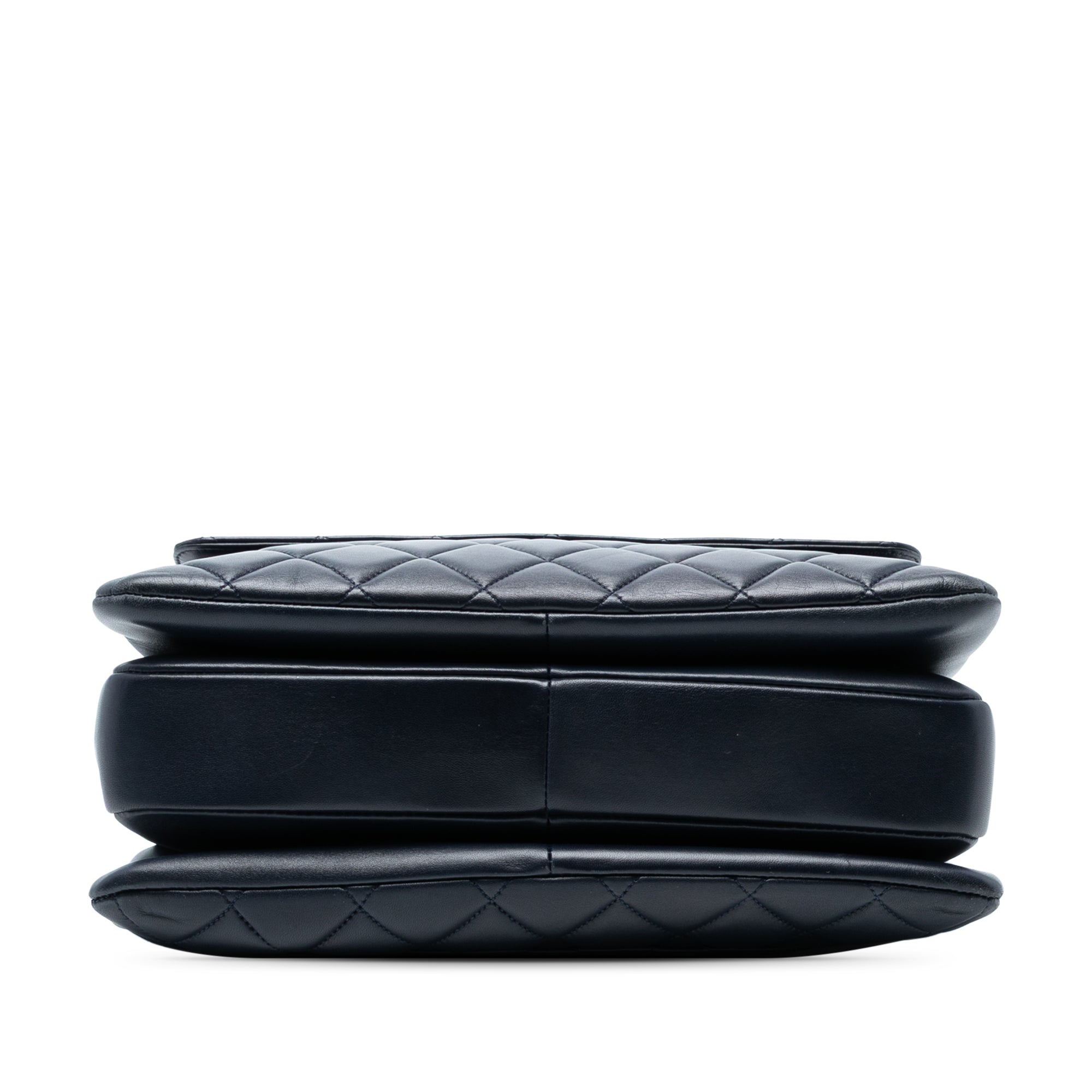 Large Lambskin Trendy CC Top Handle Flap