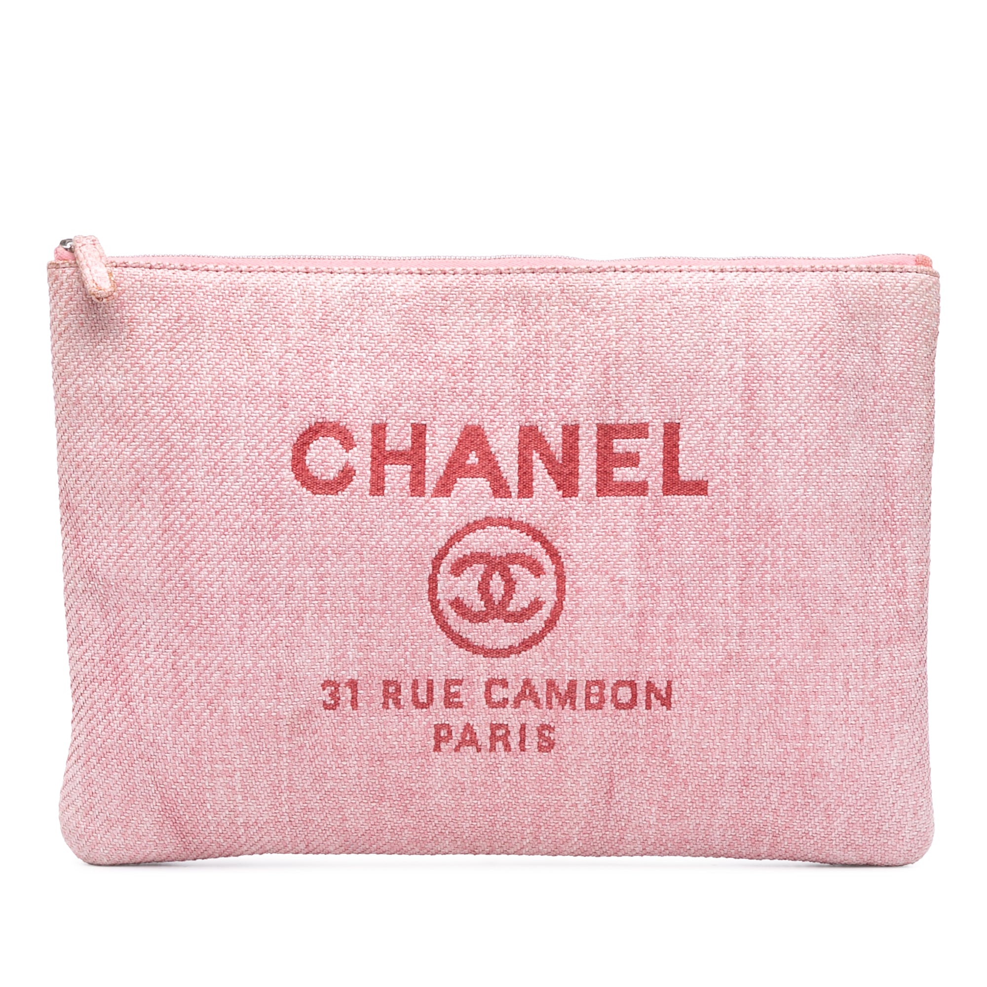 Large Tweed Deauville O Case Clutch