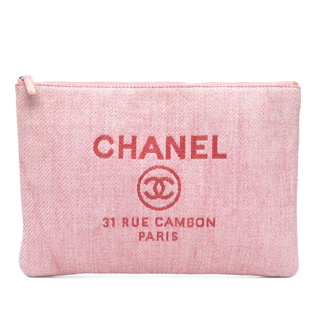 Large Tweed Deauville O Case Clutch