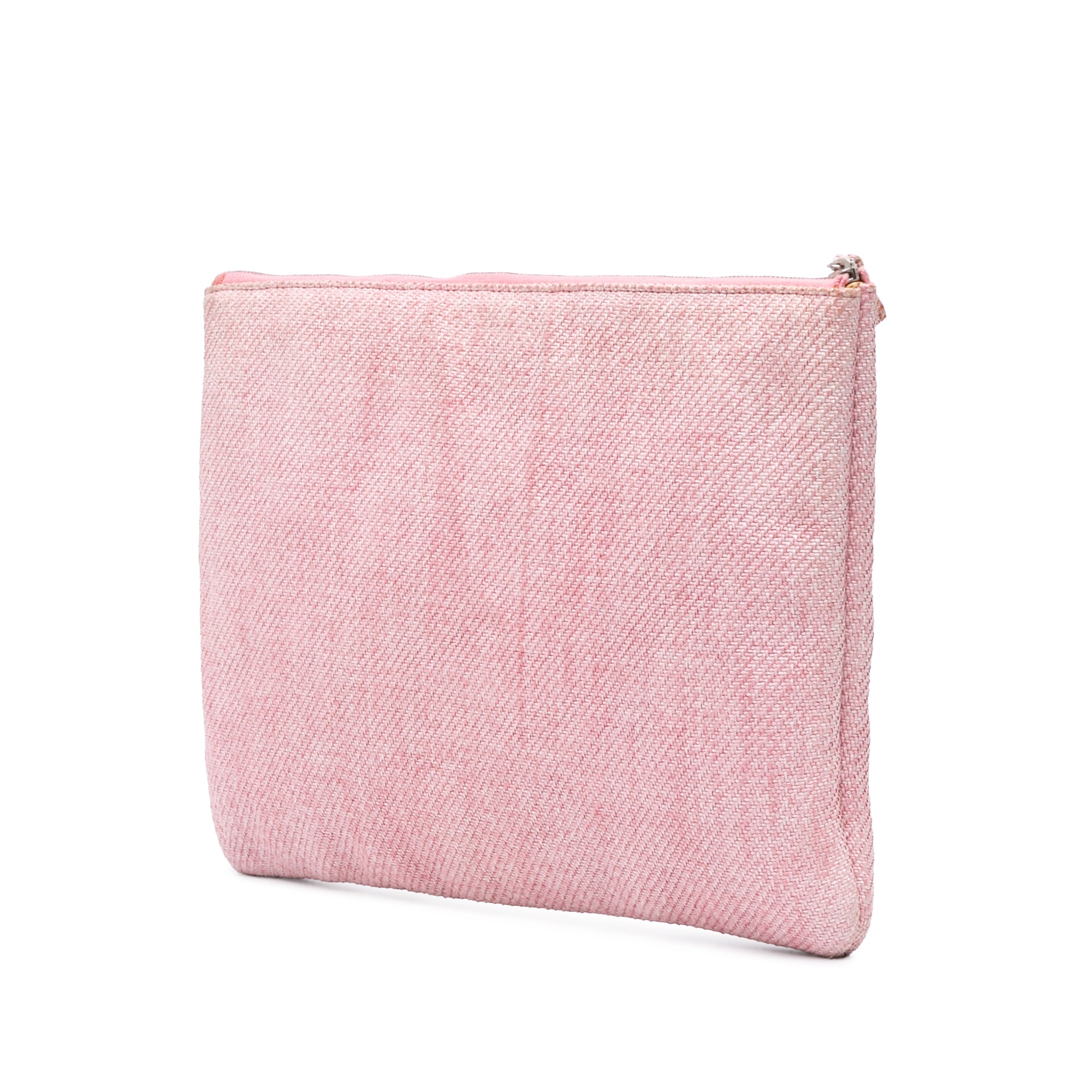 Large Tweed Deauville O Case Clutch