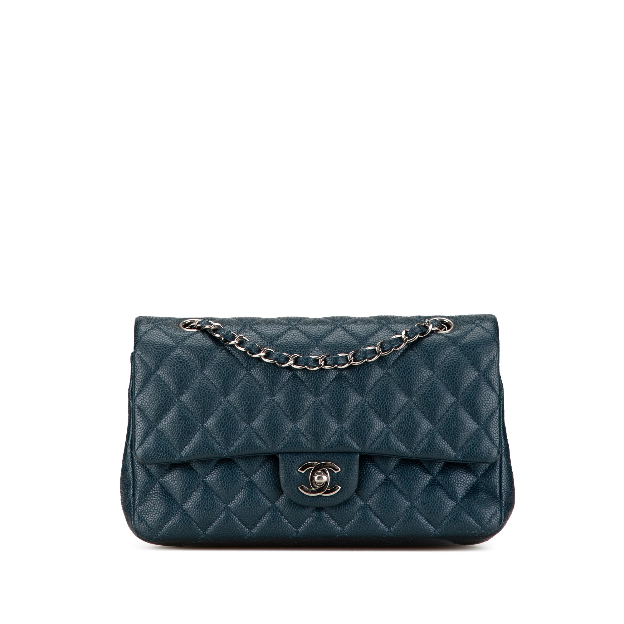 Medium Classic Caviar Double Flap