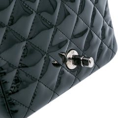 Mini Square Classic Patent Single Flap