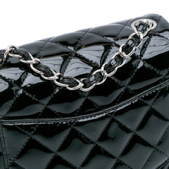 Mini Square Classic Patent Single Flap