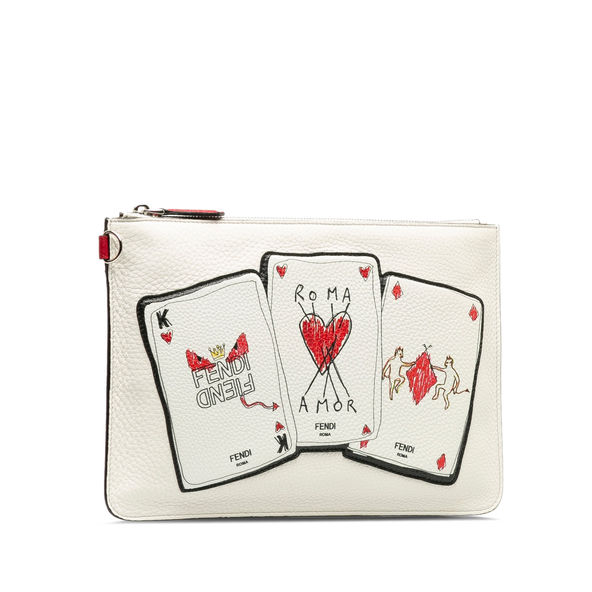 Roma Playing Cards Zip Clutch_1