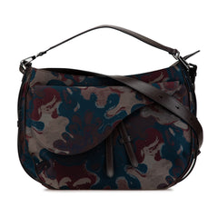 Peter Doig Canvas Camouflage Soft Saddle Bag