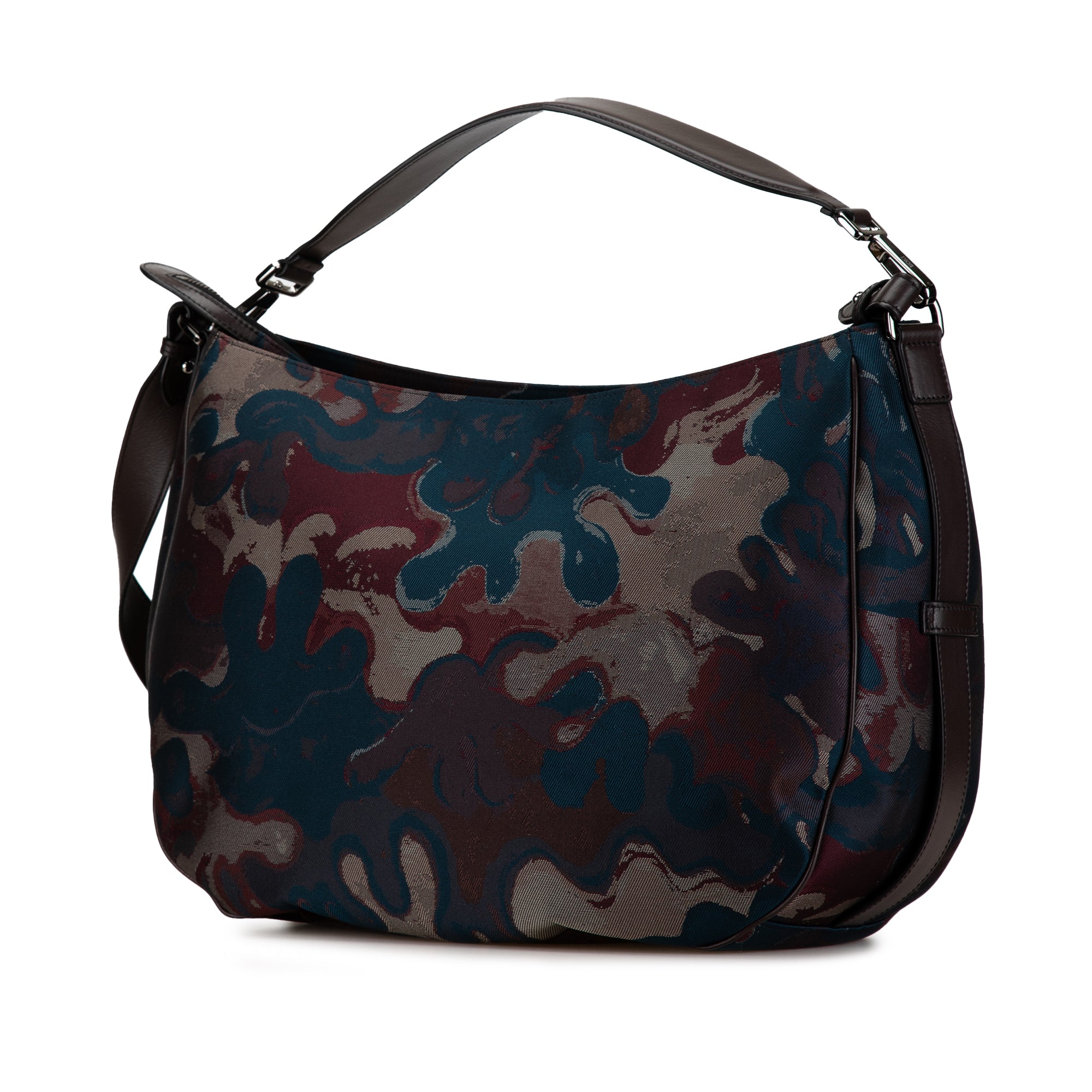 Peter Doig Denim Camouflage Soft Saddle Bag