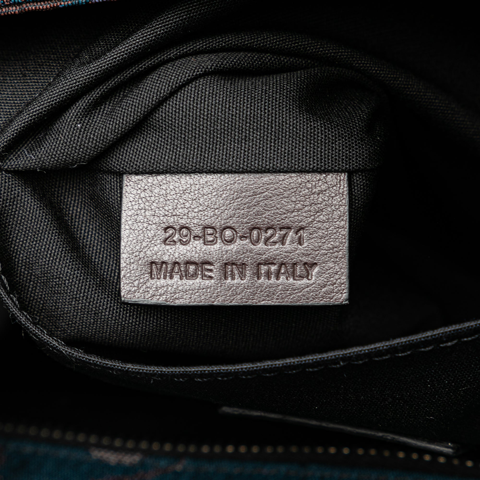 Peter Doig Denim Camouflage Soft Saddle Bag