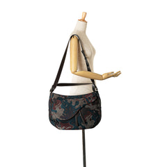 Peter Doig Denim Camouflage Soft Saddle Bag