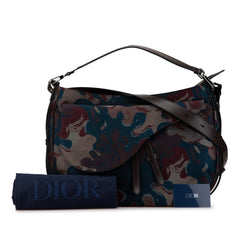 Peter Doig Canvas Camouflage Soft Saddle Bag