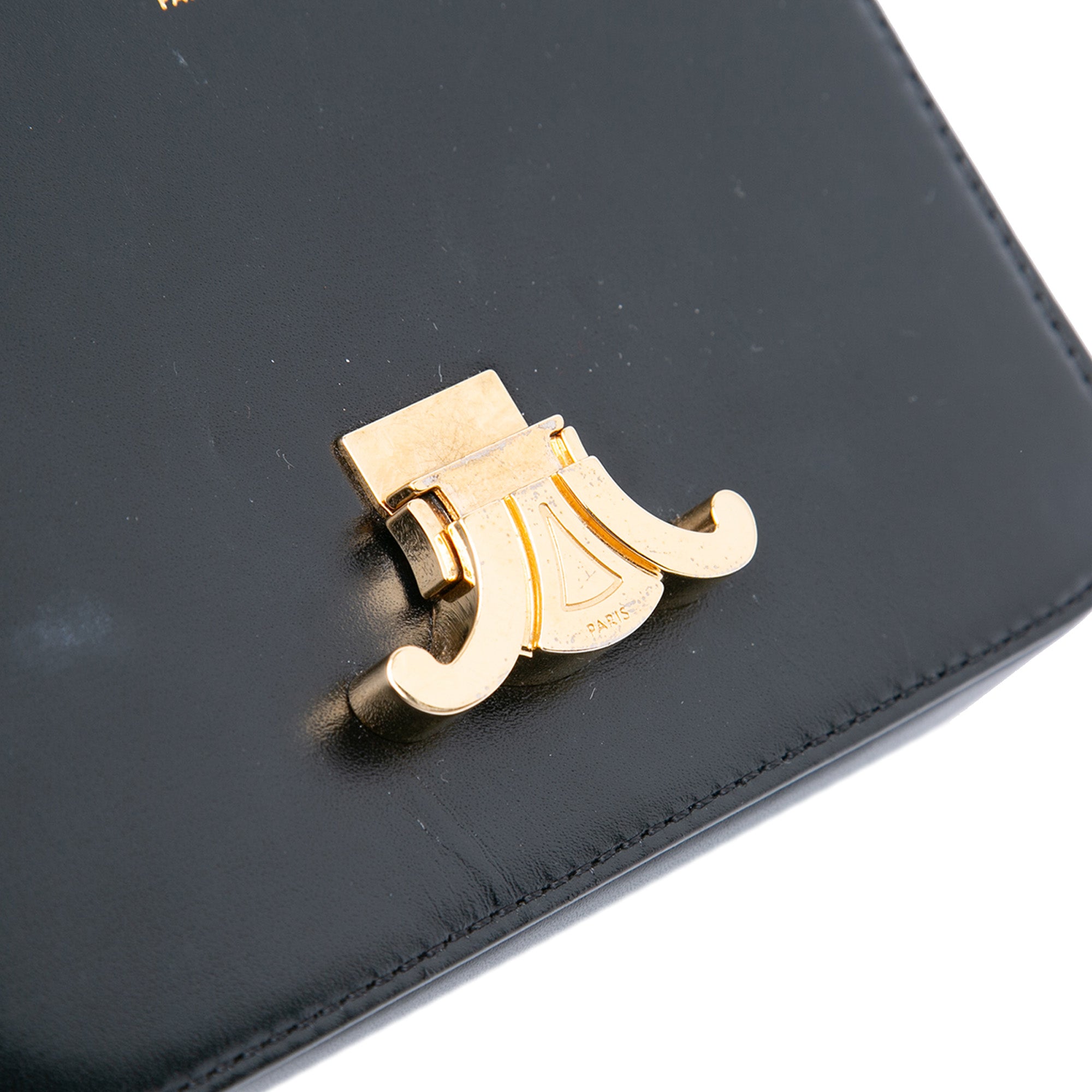 Teen Shiny Calfskin Triomphe Crossbody