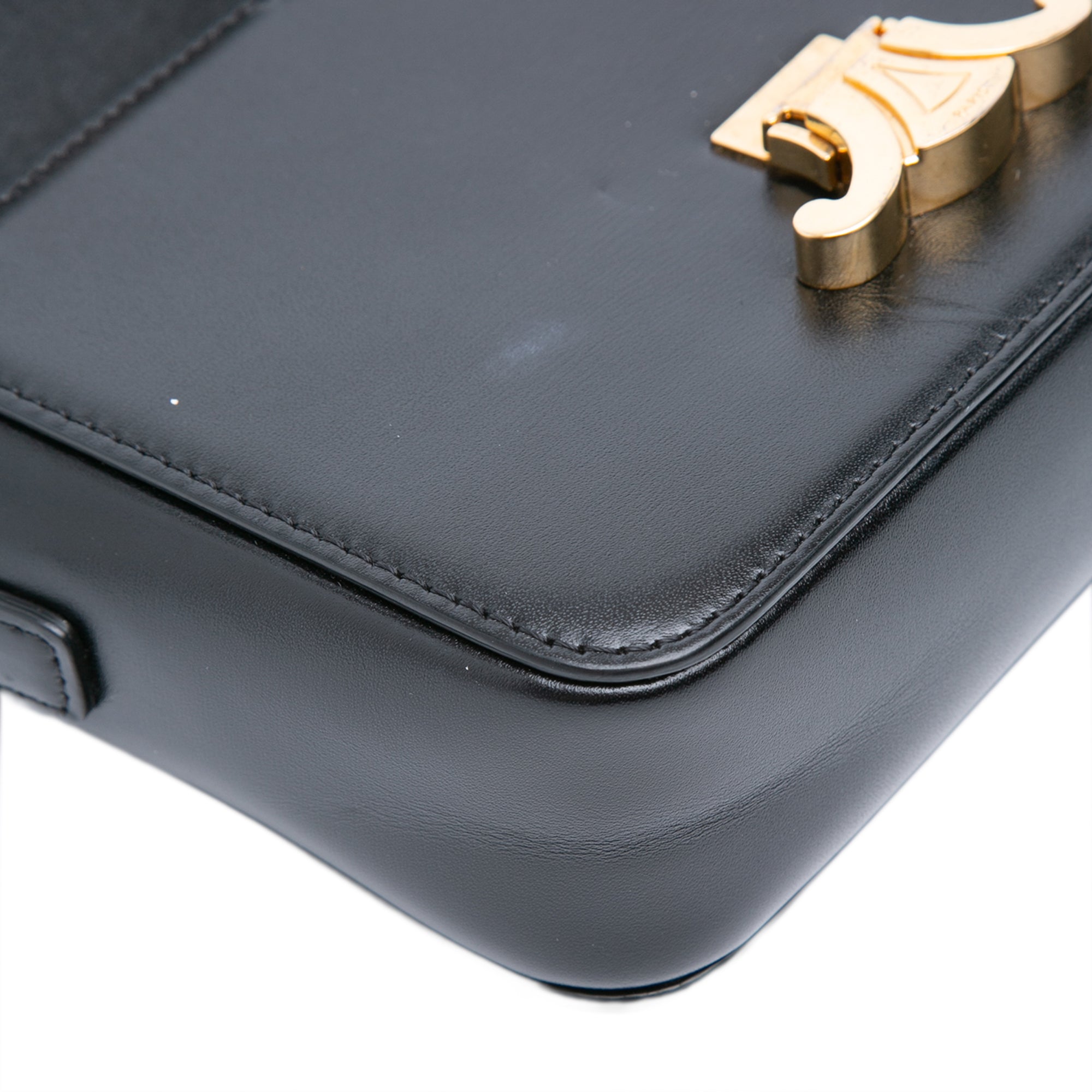 Teen Shiny Calfskin Triomphe Crossbody