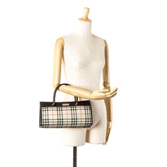 House Check Canvas Handbag